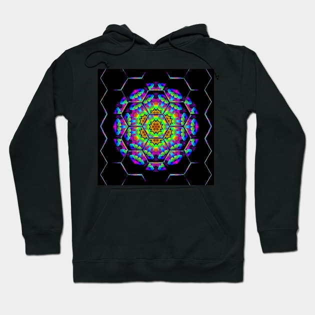 Atomic Fusion -  Hexagonal Radiation Hoodie by Boogie 72